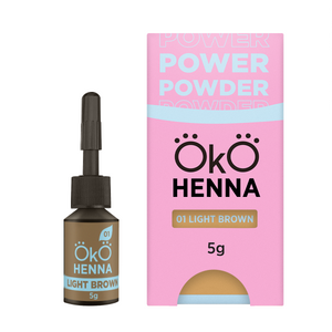 OKO Power Powder Henna – 01 Light Brown 5 g