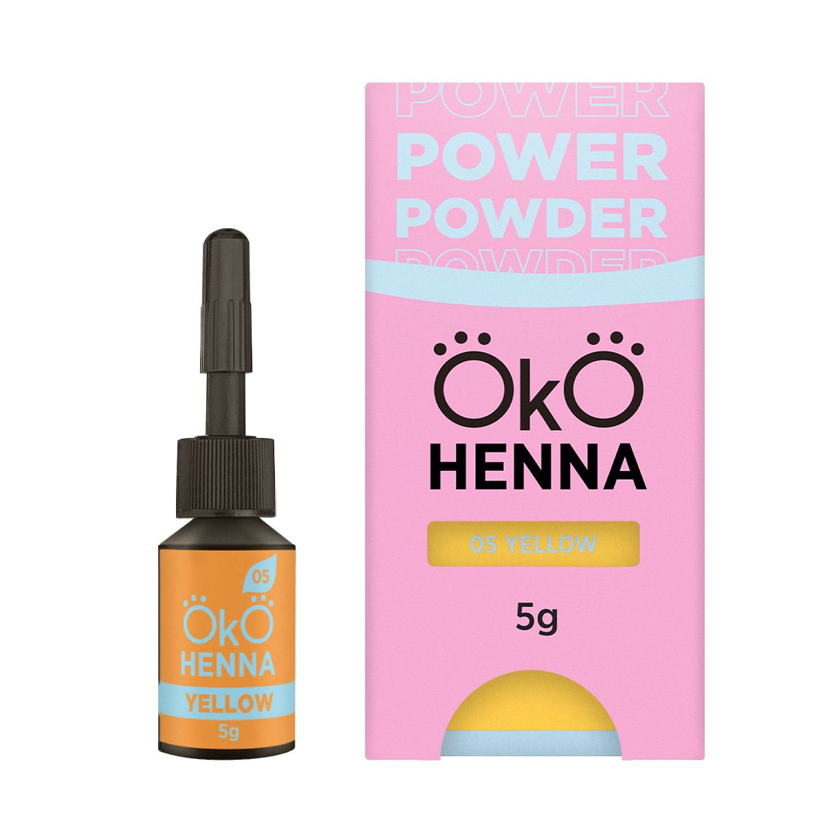 OKO Power Powder Henna – 05 Yellow 5 g
