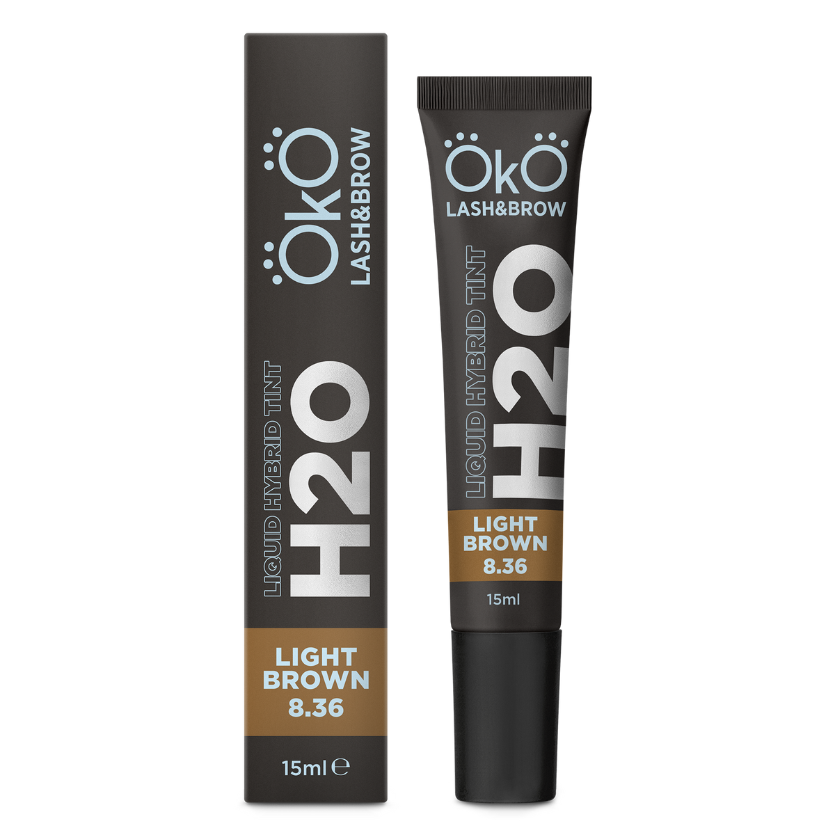 OKO Lash&Brow Liquid Hybrid Tint H2O 15ml – Light Brown