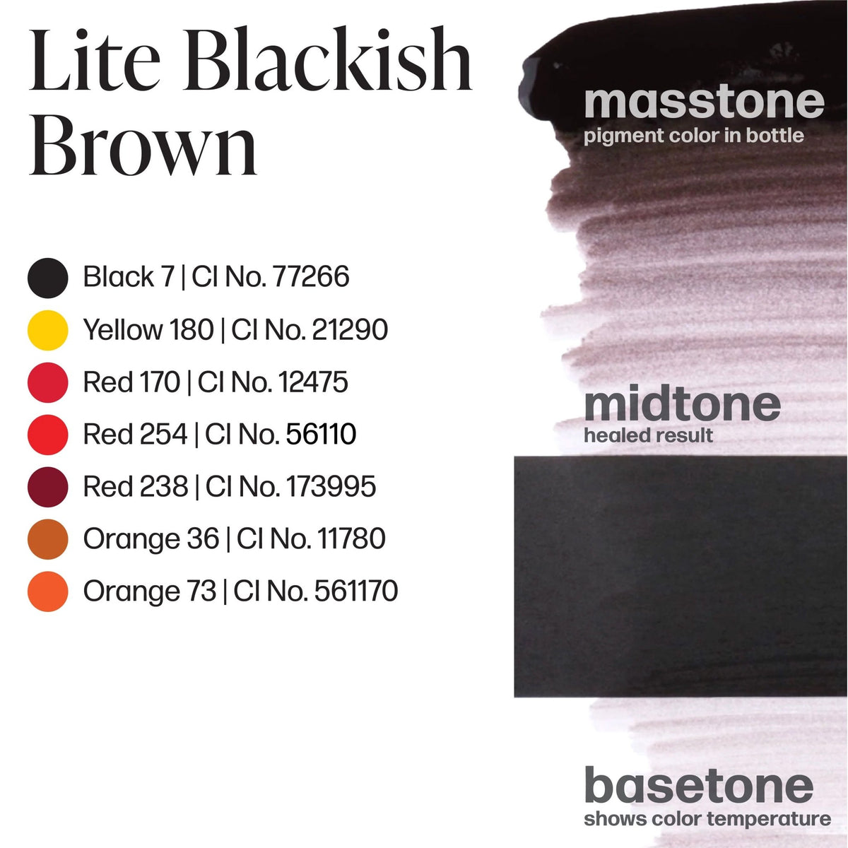 Perma Blend Luxe Lite PMU Ink - Lite Blackish Brown 15ml - The Perma