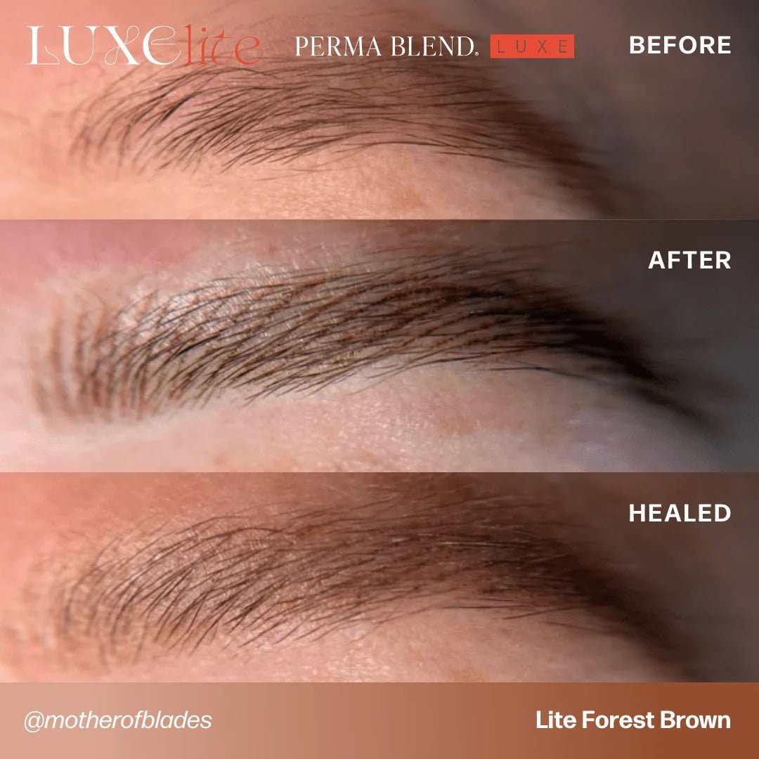 Perma Blend Luxe Lite PMU Ink - Lite Forest Brown 15ml - The Perma