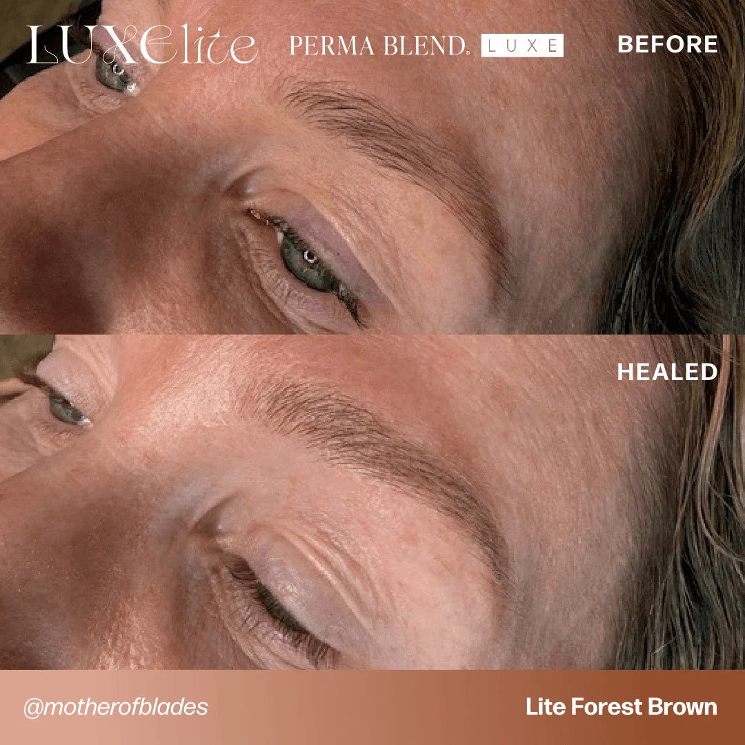 Perma Blend Luxe Lite PMU Ink - Lite Forest Brown 15ml - The Perma