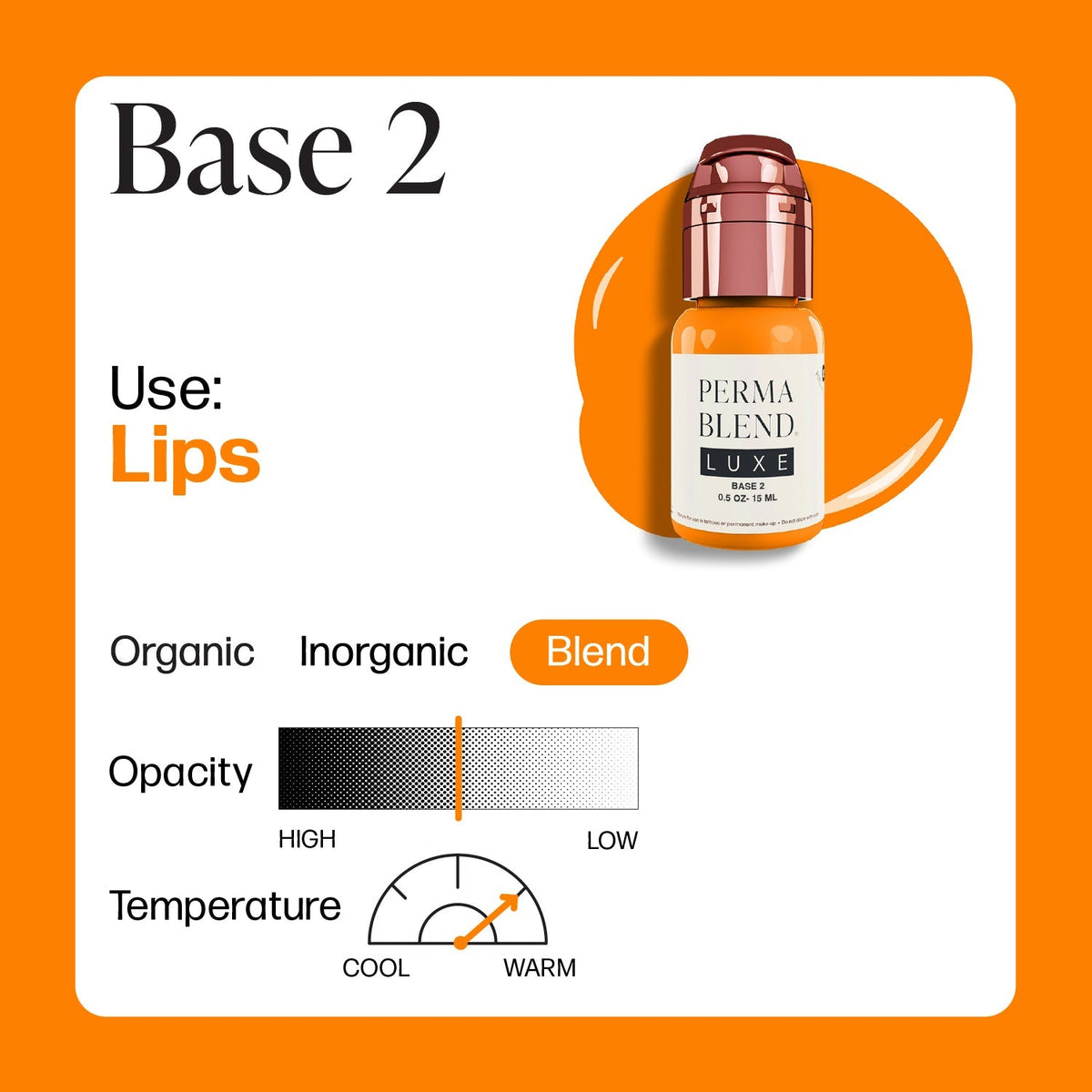 Perma Blend Luxe PMU Ink - Base 2 15ml - The Perma