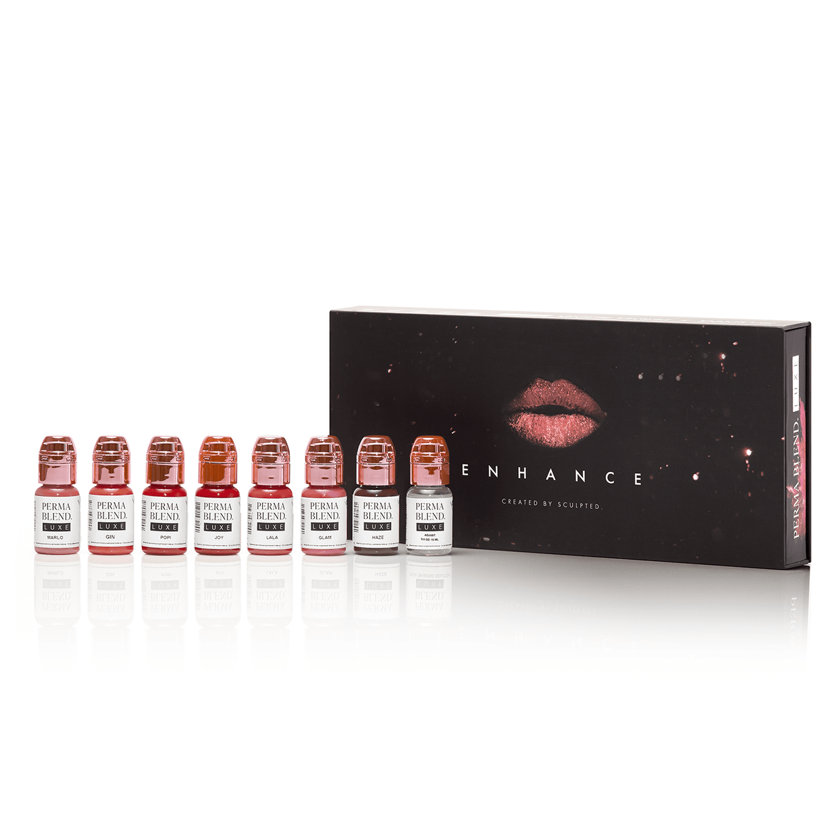 Perma Blend Luxe PMU Ink - Carla Ricciardone Enhance Set - 8x15ml - The Perma