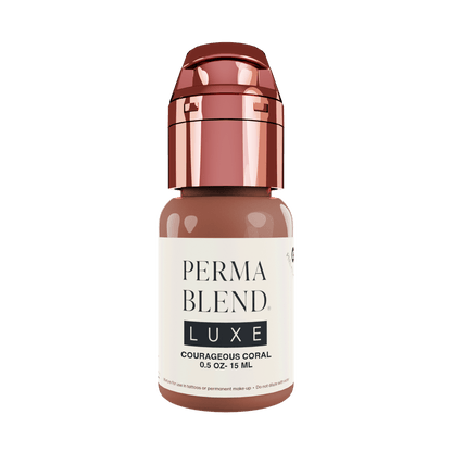 Perma Blend Luxe PMU Ink - Courageous Coral 15ml - The Perma