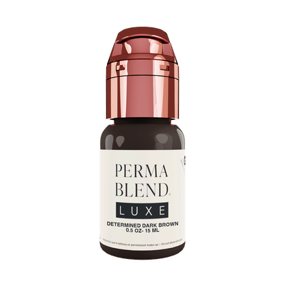 Perma Blend Luxe PMU Ink - Determined Dark Brown 15ml - The Perma