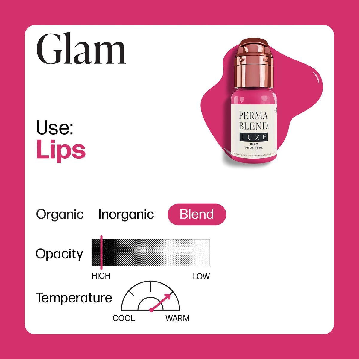 Perma Blend Luxe PMU Ink - Glam 15ml - The Perma