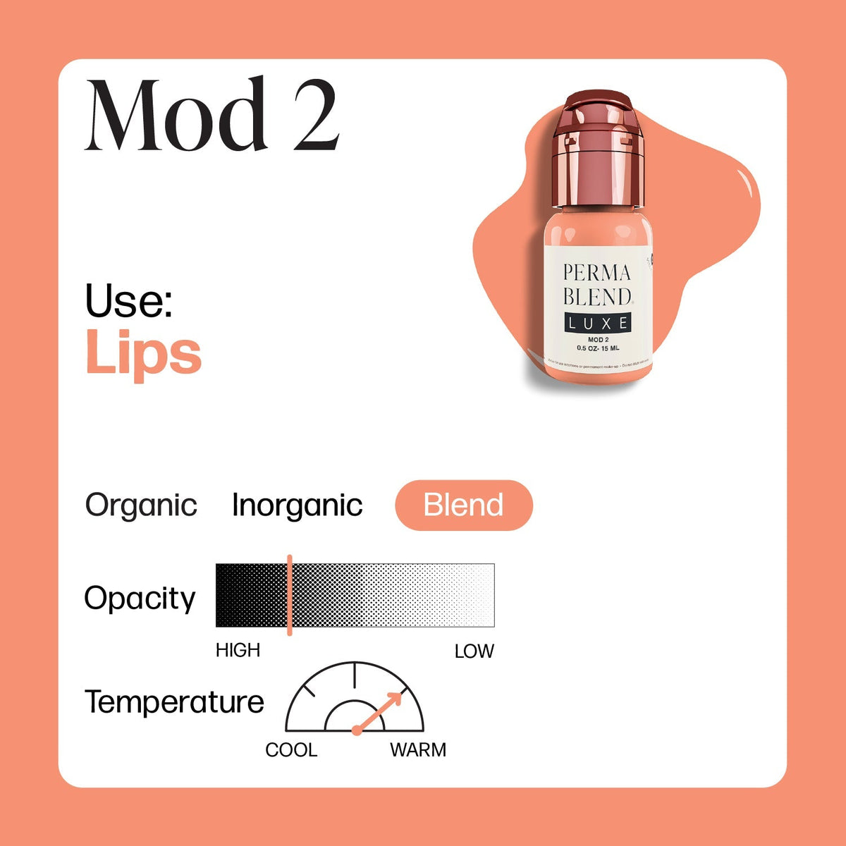 Perma Blend Luxe PMU Ink - Mod 2 15ml - The Perma
