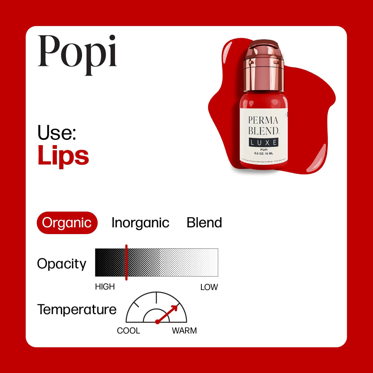 Perma Blend Luxe PMU Ink - Popi 15ml - The Perma