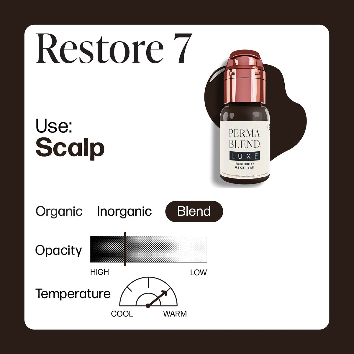 Perma Blend Luxe PMU Ink - Stevey G. Restore 7 15ml - The Perma