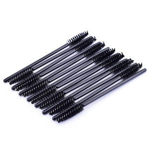 POPU Disposable Eyebrow Brush 50pcs – Black