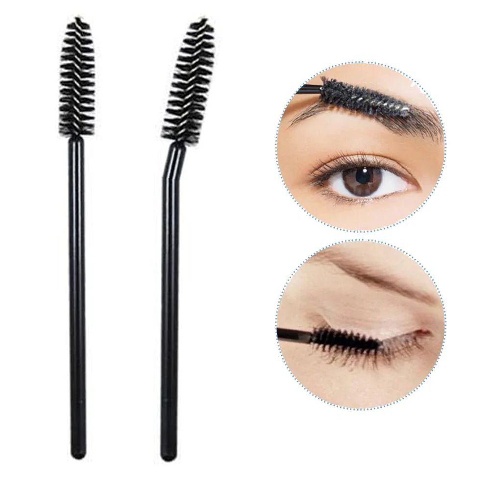 POPU Disposable Eyebrow Brush 50pcs – Pink