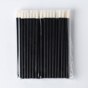POPU Disposable Lip Brush 50pcs – Black