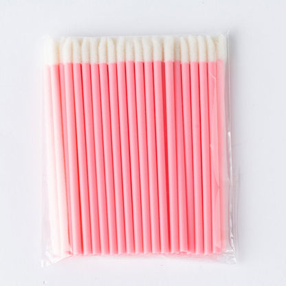 POPU Disposable Lip Brush 50pcs – Pink