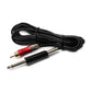 RCA Connector + Jack HIGHLINE 2m STRAIGHT - Color : Black