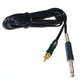 RCA Connector + Jack HIGHLINE 2m STRAIGHT - Color : Black