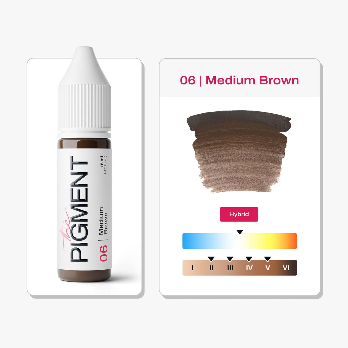 The Pigment - 06 Medium Brown - 15ml - The Perma