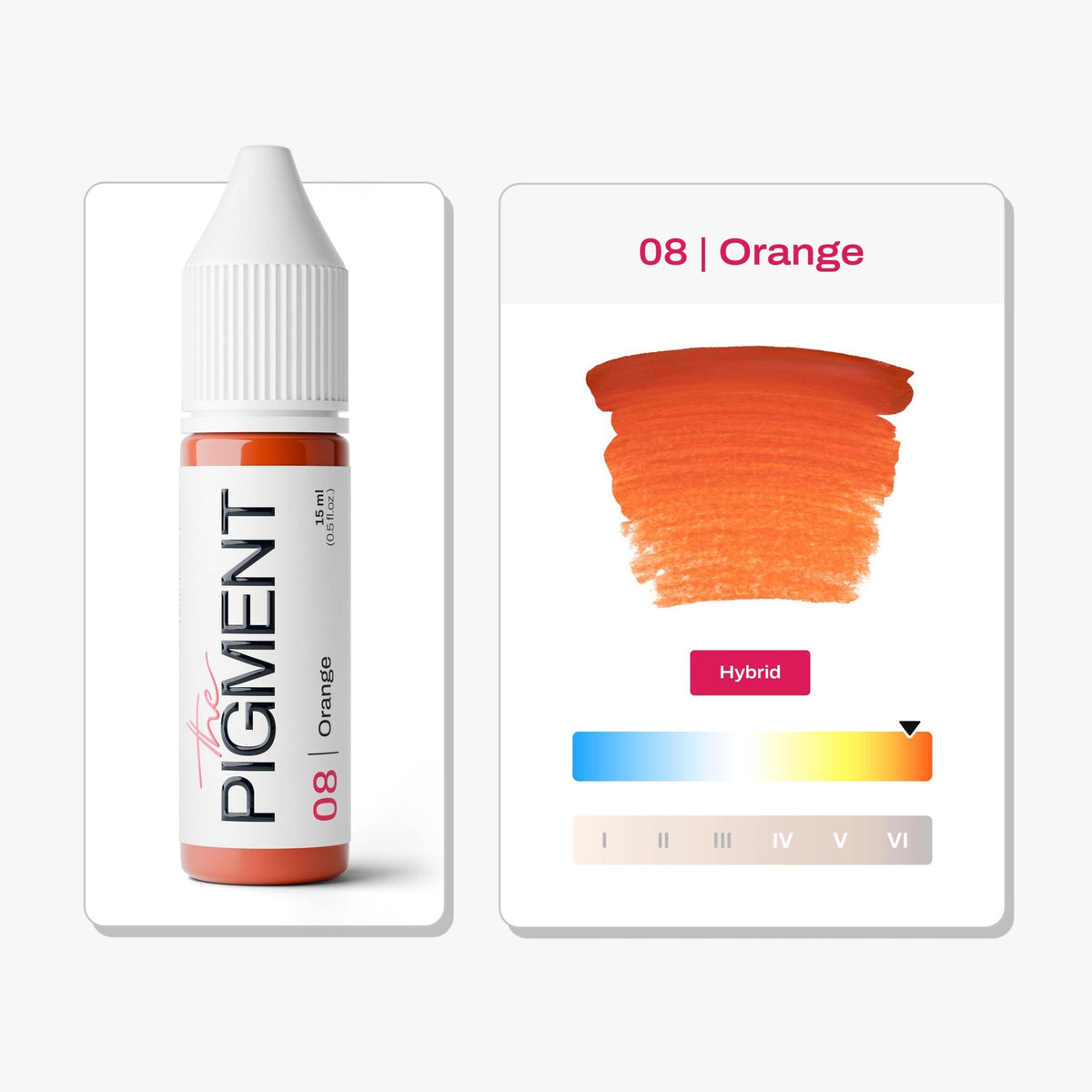 The Pigment - 08 Orange - 15ml - The Perma