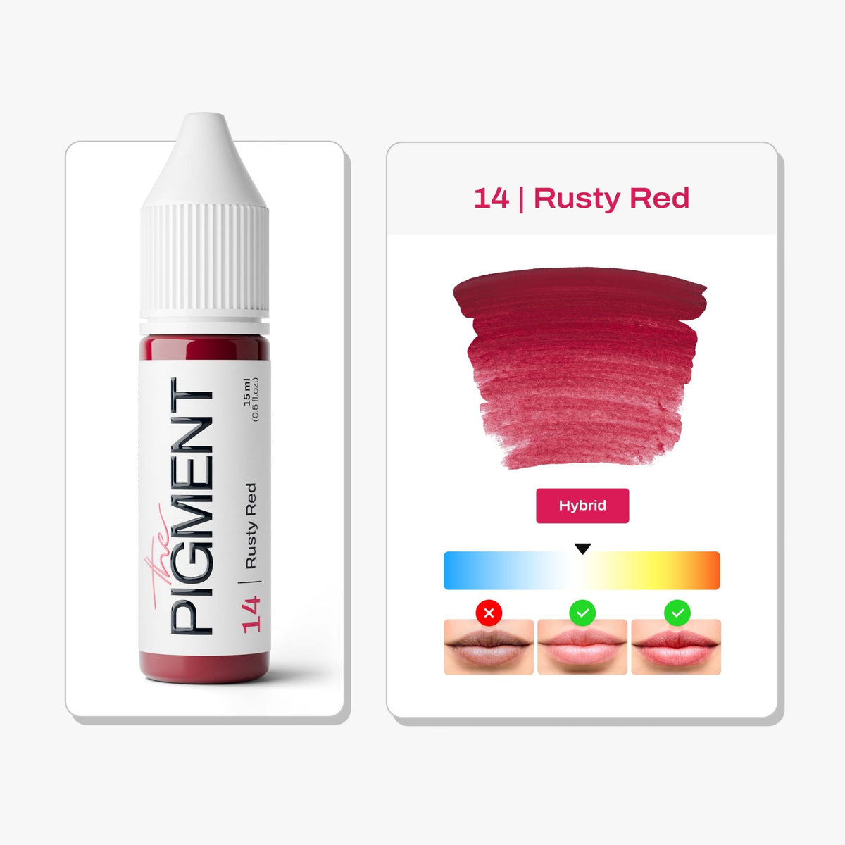 The Pigment - 14 Rusty Red - 15ml - The Perma
