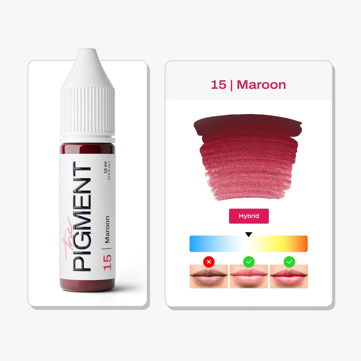 The Pigment - 15 Maroon - 15ml - The Perma