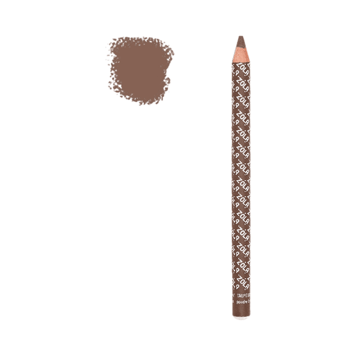 ZOLA Powder Brow Pencil Taupe Brown - The Perma